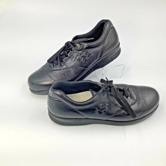 WOMENS SAS Free Time Black Shoes 9.5 N Narrow Comfortable‎ Oxford Made in U.S.A. - Picture 1 of 12